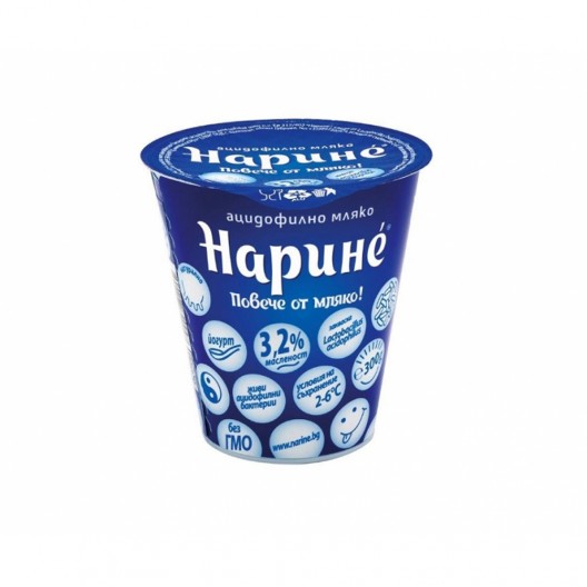 МЛЯКО Ацидофилно "Нарине" 300г 3,2%