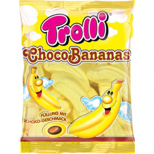 БОНБОНИ Желирани "Trolli" 100г /Bananas/