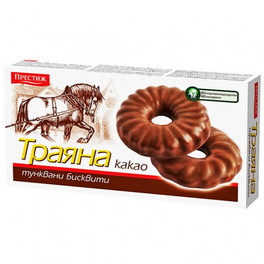 БИСКВИТИ "Траяна"  175г /какао/