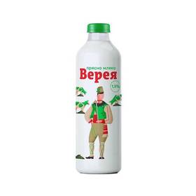 МЛЯКО Прясно "Верея" 1.5%" 1л