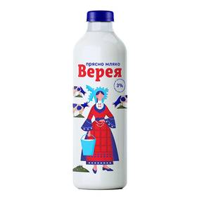 МЛЯКО Прясно "Верея" 3% 1л