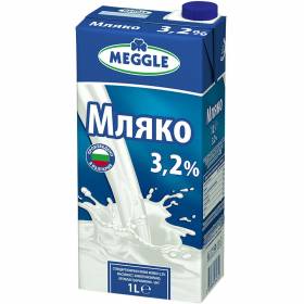 МЛЯКО UHT  "Meggle" 3.2%  1л