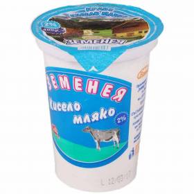 МЛЯКО Кисело "Земенея"  400г 2%