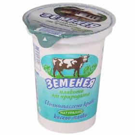 МЛЯКО Кисело "Земенея"  370г /натурално пълномаслено/