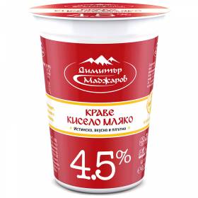 МЛЯКО Кисело "Маджаров"  400г 4.5%