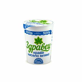МЛЯКО Кисело "Здравец" 500г 2%