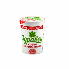 МЛЯКО Кисело "Здравец" 500г 3,6 %