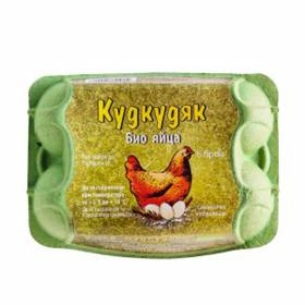 БИО ЯЙЦА "Кудкудяк" 6бр.