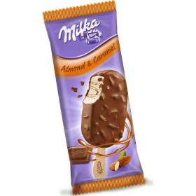 СЛАДОЛЕД "Milka" 67г /бадем и карамел/