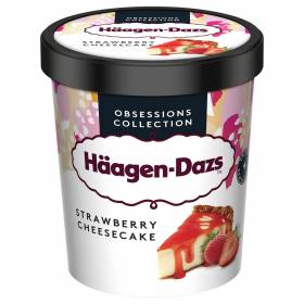 СЛАДОЛЕД "Haagen-Dazs" 460 мл /ягодов чийзкейк/