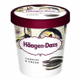 СЛАДОЛЕД "Haagen-Dazs" 460 мл /бисквита и сметана/