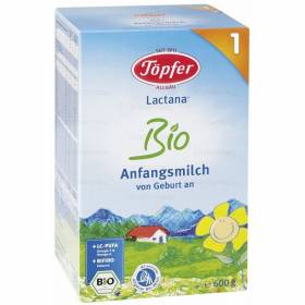 БИО МЛЯКО за Кърмачета "Topfer - Lactana" BIO 1 600г