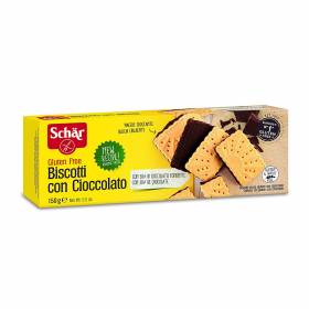 БИСКВИТИ Biscotti  Con cioccolata "Schar" 150г /БЕЗ ГЛУТЕН/