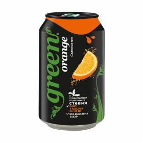 COLA GREEN 330мл /без захар - портокал/