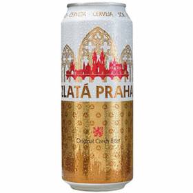 БИРА " Zlata Praha" 500мл /кен/
