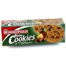 БИСКВИТИ "Bisco Cookies" 180г /лешник и шоколад/