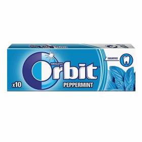 ДЪВКИ "Orbit" 14г /peppermint - дражета/