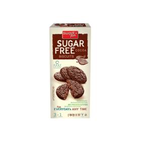 БИСКВИТИ с корнфлейкс "Sweet plus" 130г /с какао/ БЕЗ ЗАХАР/