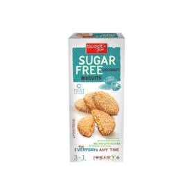 БИСКВИТИ с кокос "Sweet plus" 130г /БЕЗ ЗАХАР/
