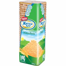 БИСКВИТИ  Житен дар "Nestle" 220г /обикновени/