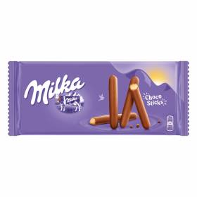 БИСКВИТИ "Milka" Lila Choco Stix 112г