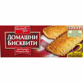 БИСКВИТИ Домашни "Sweet Plus" 140г