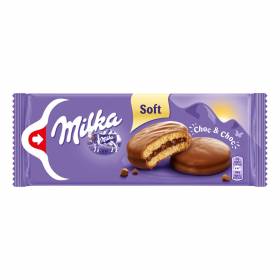 БИСКВИТИ "Milka" 150г /choc & choc/