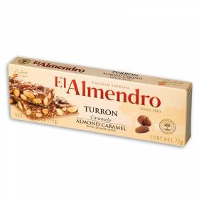 ДЕСЕРТ Бадемов TURRON "El Almendro" 75г /с карамел/