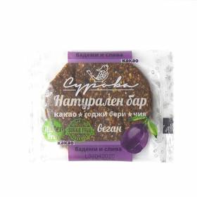 БАРЧЕ Енергийно "Сурова" 40г /бадеми и слива/