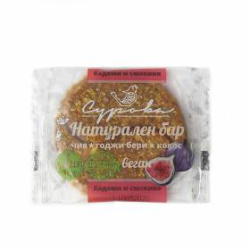 БАРЧЕ Енергийно "Сурова" 40г /бадеми и смокиня/
