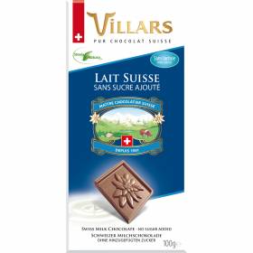 ШОКОЛАД "Villars" 100г /млечен - БЕЗ ЗАХАР/
