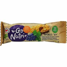 БАРЧЕ Зърнено Go Nutri "Vitalia" 25г /стафида и шоколад/