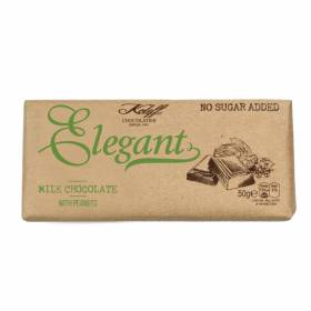 ШОКОЛАД Elegant "Koleff" 50г /млечен, с фъстъци -БЕЗ ЗАХАР/