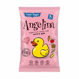 БИО СНАКС "Angelina" 30г /печен с морков и ябълка/