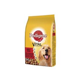 ХРАНА за кучета ''Pedigree dry'' 500г /говеждо и птиче/