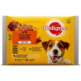 ХРАНА за кучета ''Pedigree' 4x100г /агнешко и черен дроб/