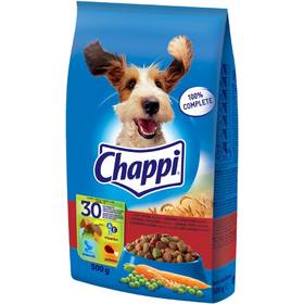 ХРАНА за кучета ''Chappi dry'' 500г /говеждо и птиче/