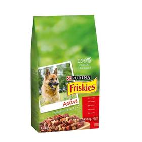 ХРАНА за кучета "Friskies Dry" 2.4кг /актив/