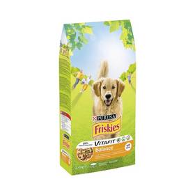 ХРАНА за кучета "Friskies Dry" 2.4кг /баланс/