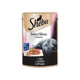 ХРАНА за котка "Sheba pouch " 85г /със сьомга/
