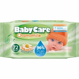 Кърпички "Baby Care" 72бр. /лайка/