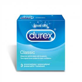 ПРЕЗЕРВАТИВИ "Durex" 3бр. /classic/