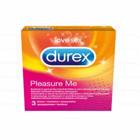 ПРЕЗЕРВАТИВИ "Durex" 3бр. /pleasure Me/