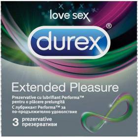 ПРЕЗЕРВАТИВИ "Durex" 3бр. /extenden pleasure/