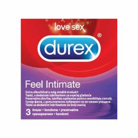 ПРЕЗЕРВАТИВИ "Durex" 3бр. /feel intimate/