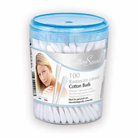 КЛЕЧКИ ЗА УШИ "Cotton Sound" 100 бр /кутия/