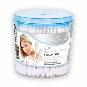 КЛЕЧКИ ЗА УШИ "Cotton Sound" 200 бр /кутия/